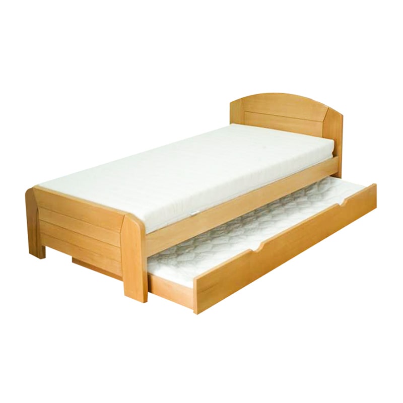 Drvena fioka pomocni lezaj 90x200cm Natur boja pogled 1