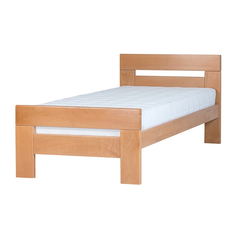 Drveni krevet Lara 90x200cm Natur boja pogled 1