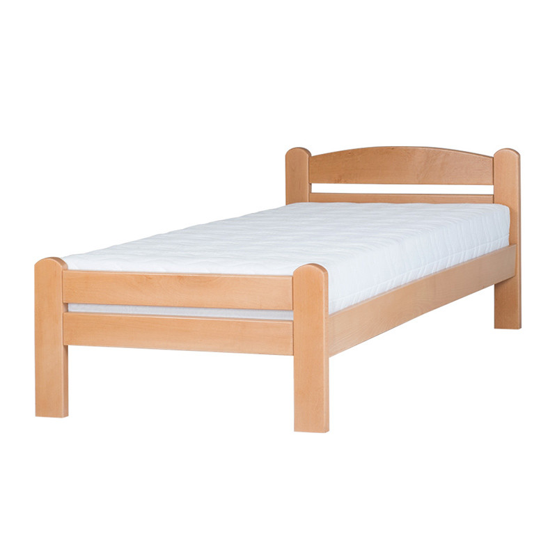 Drveni krevet DP Masiv 90x200cm Natur boja pogled 1