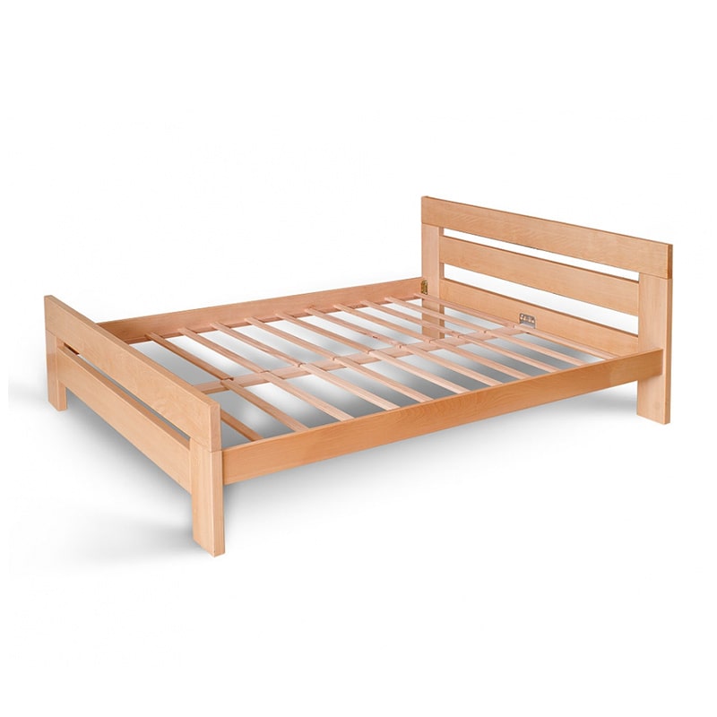 Drveni krevet Lara 160x200cm Natur boja pogled 2