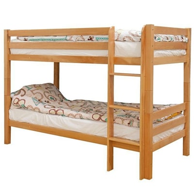 Drveni krevet Spratni 90x200cm Natur boja