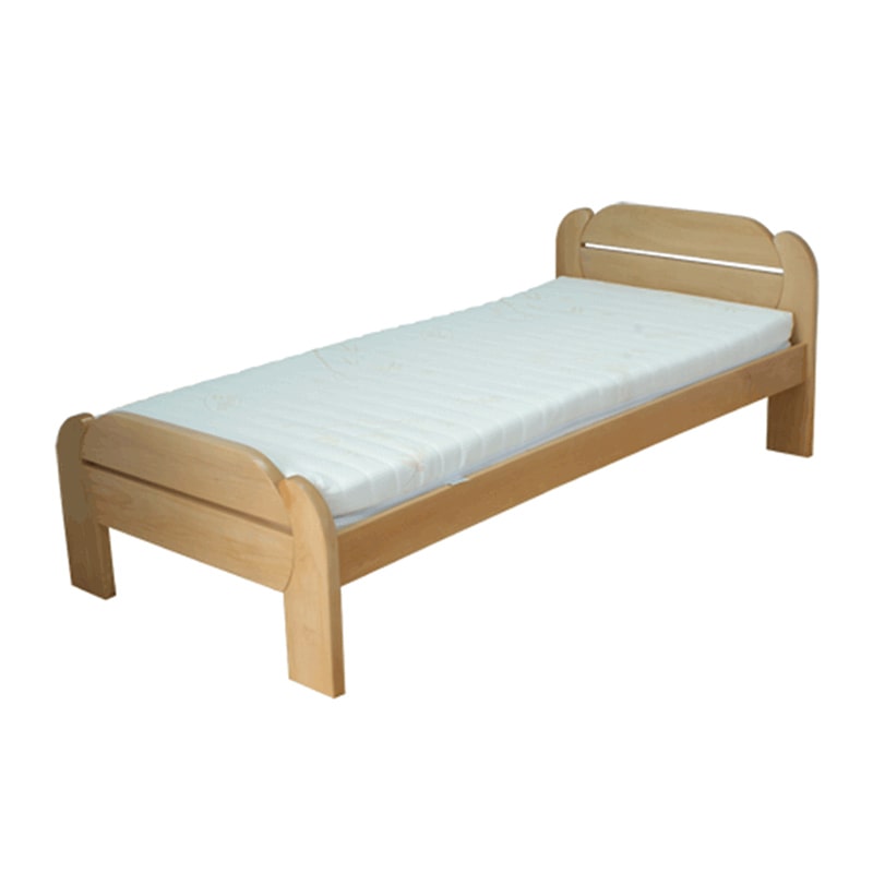 Drveni krevet Violeta 90x200cm Natur boja pogled 1