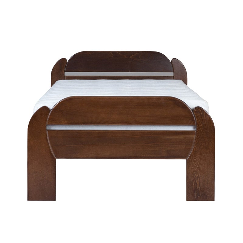 Drveni krevet Violeta 90x200cm Orah boja pogled 2